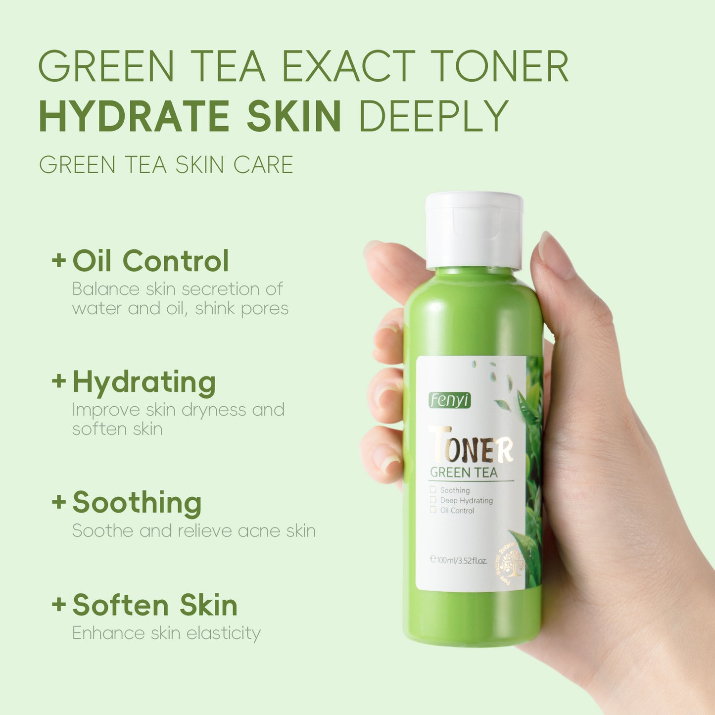 Green Tea Moisturizing Toner (100ml)