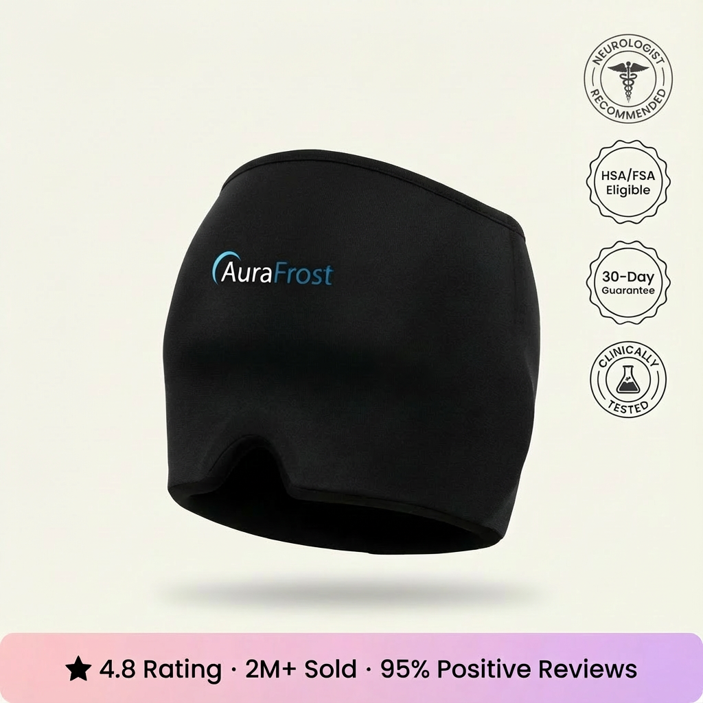 AuraFrost™ Cold Therapy Cap — 360° Migraine Relief